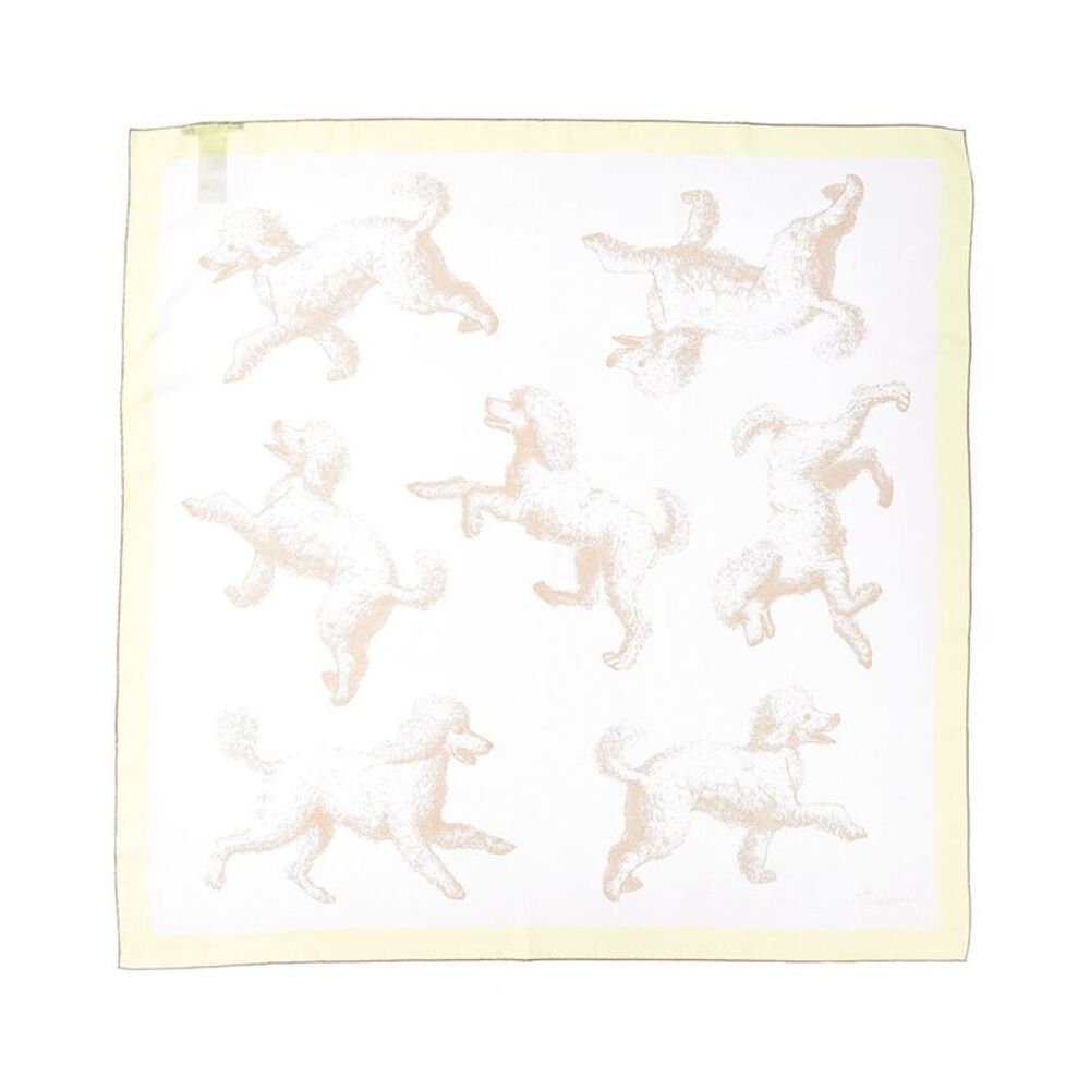 Jacquemus Silk Scarf, Yellow